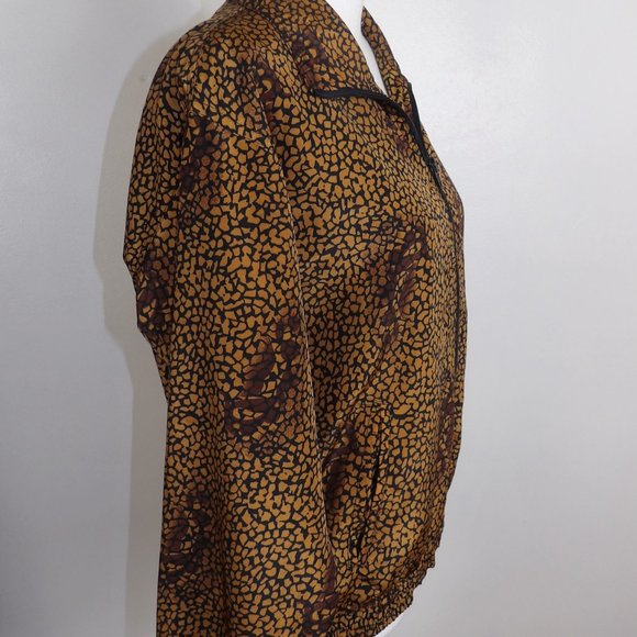 Vintage EVR Div Of Rousso Apparel Silk Bomber Jacket - Picture 5 of 7